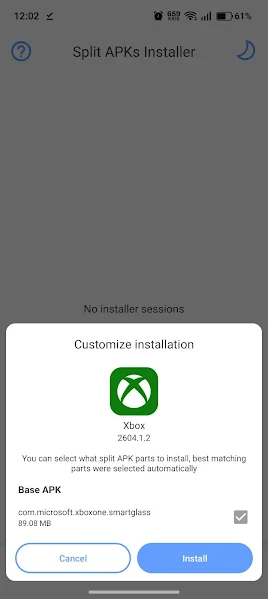 Xbox Cloud Gaming interface screenshot